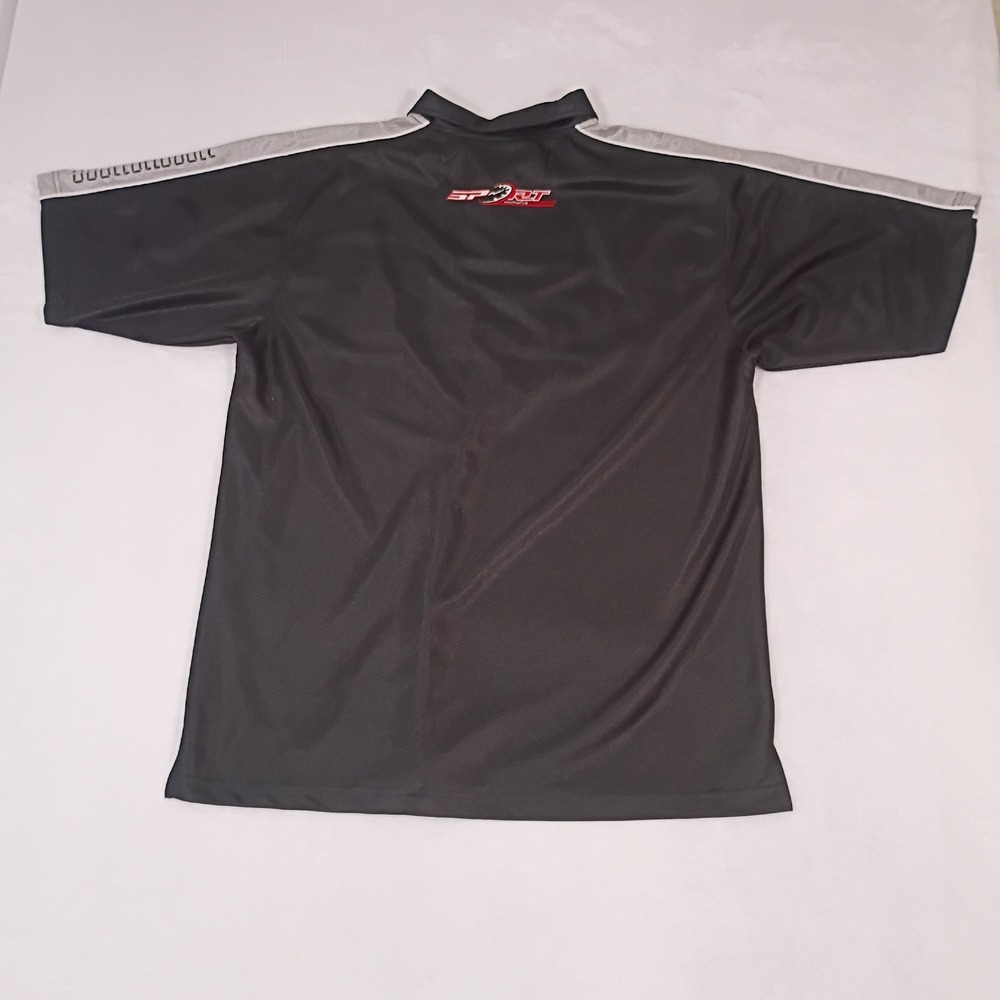 Vintage Southpole Racing Team Jersey Black Silver DRT Drag Racing Mens Large L - Picture 3 of 13